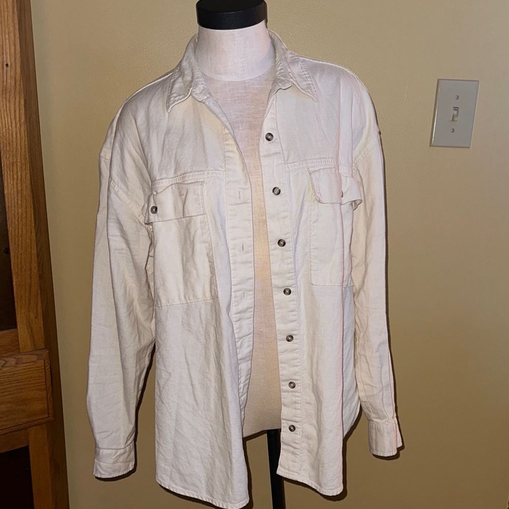 Universal Thread Men's Cream Lightweight Jacket